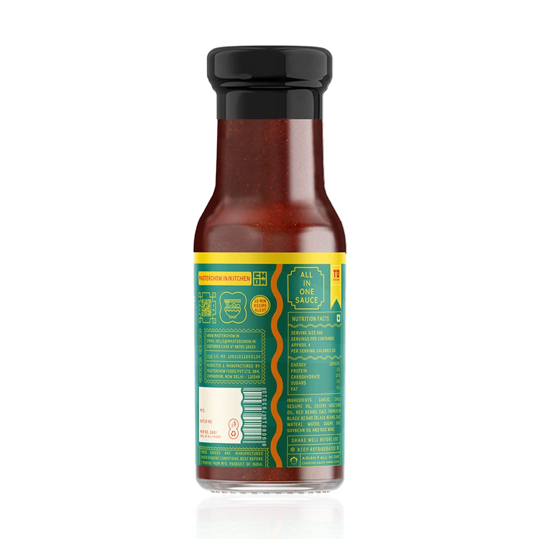 MasterChow Kolkata King Spicy Schezwan Stir Fry Cooking Sauce (220gm) – view 2