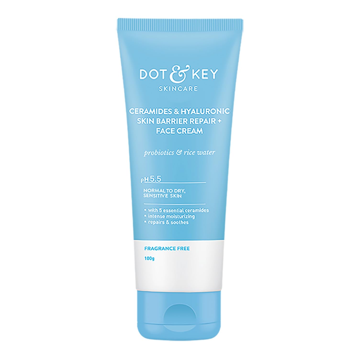 Dot & Key ceramide moisturizer tube for dry sensitive skin