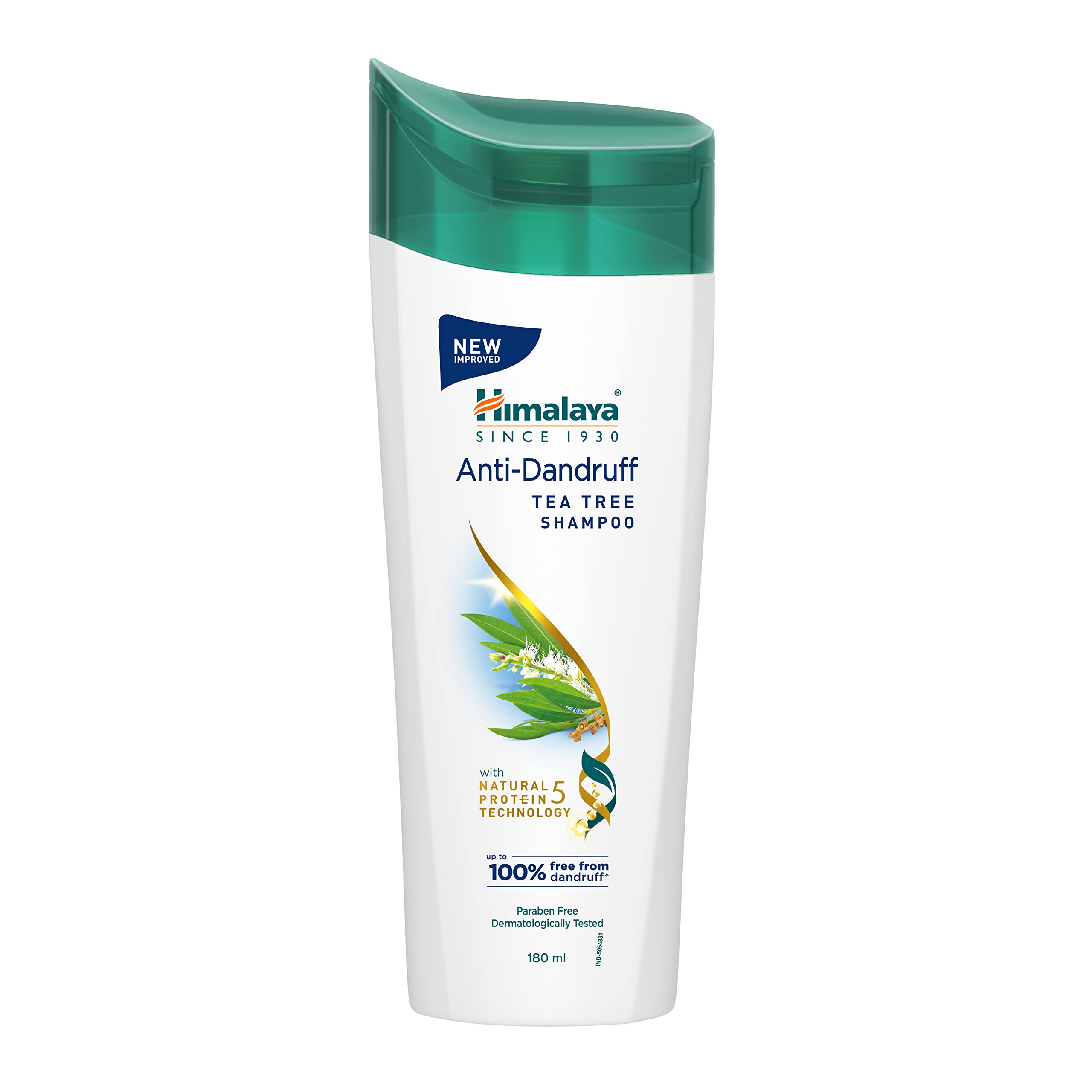 Himalaya Tea Tree Anti-Dandruff Shampoo 180 ml bottle pack shot