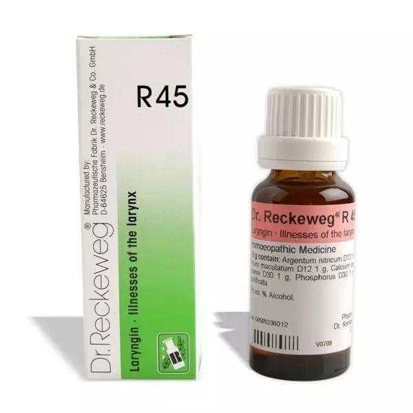 Dr Reckeweg R45 drop bottles 22 ml two-pack by Yurve