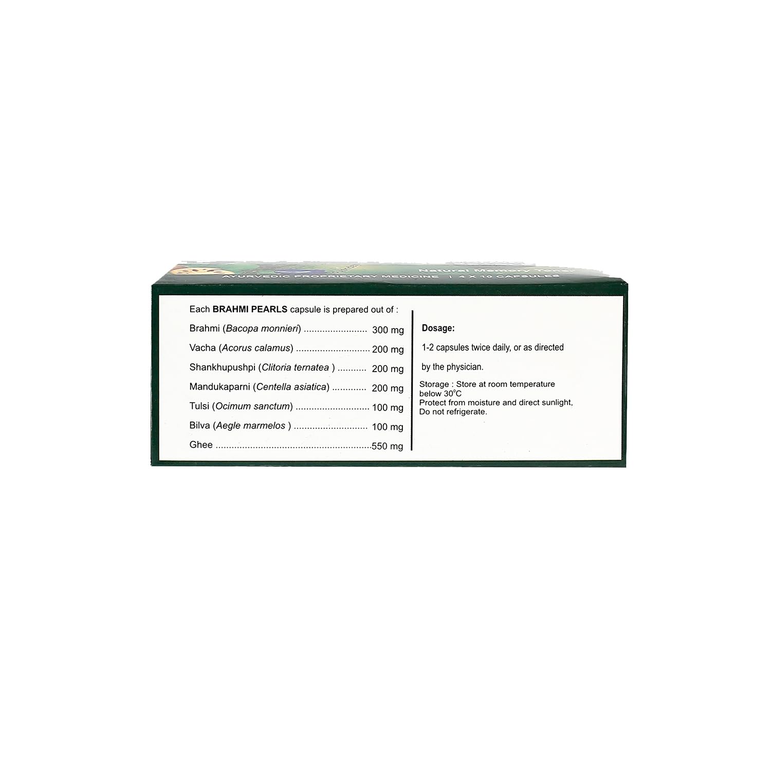 Kerala Ayurveda Brahmi Pearls - 40 Tablets (Pack of 3) – view 3