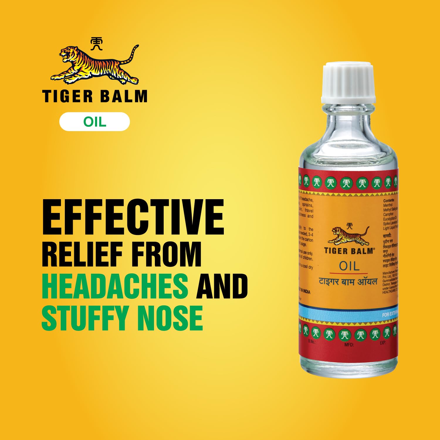 Tiger Balm Ayurvedic Pain Relief Oil 28ml – view 3
