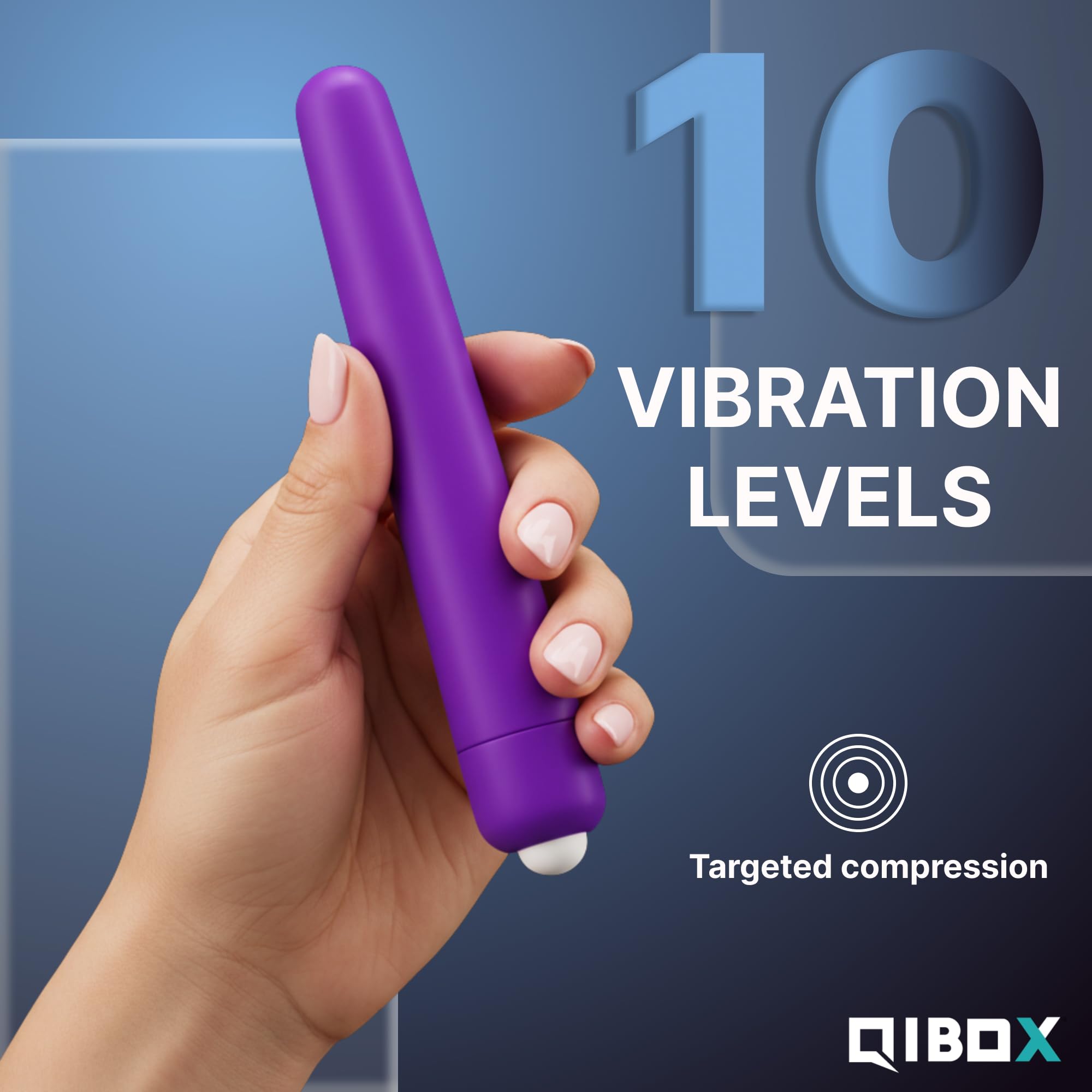 ZYLLION Blush Vibrating Stick Personal Massager – view 3