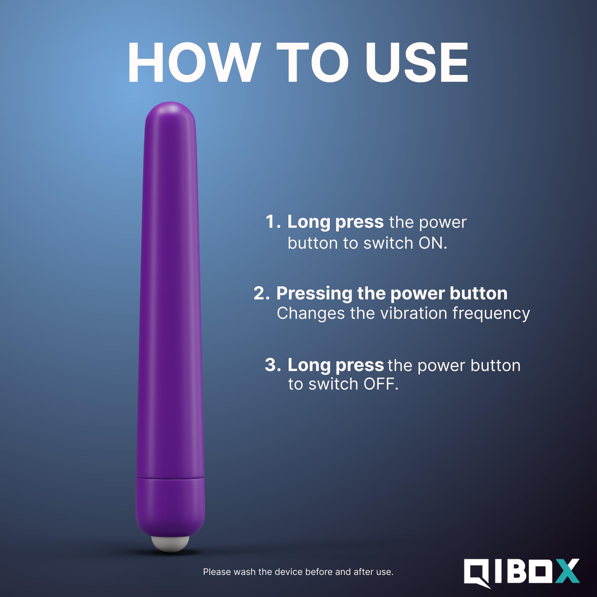 ZYLLION Blush Vibrating Stick Personal Massager – view 6