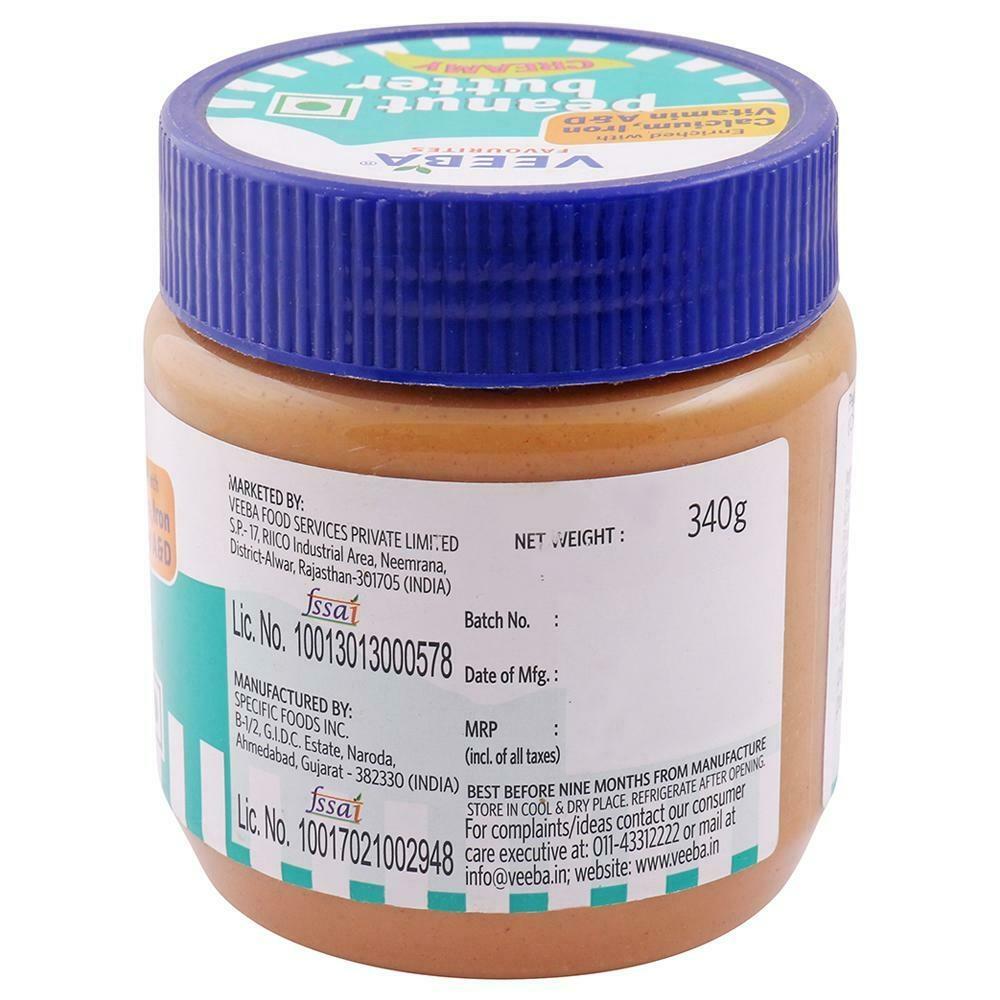 Veeba Creamy Peanut Butter 340 G – view 3