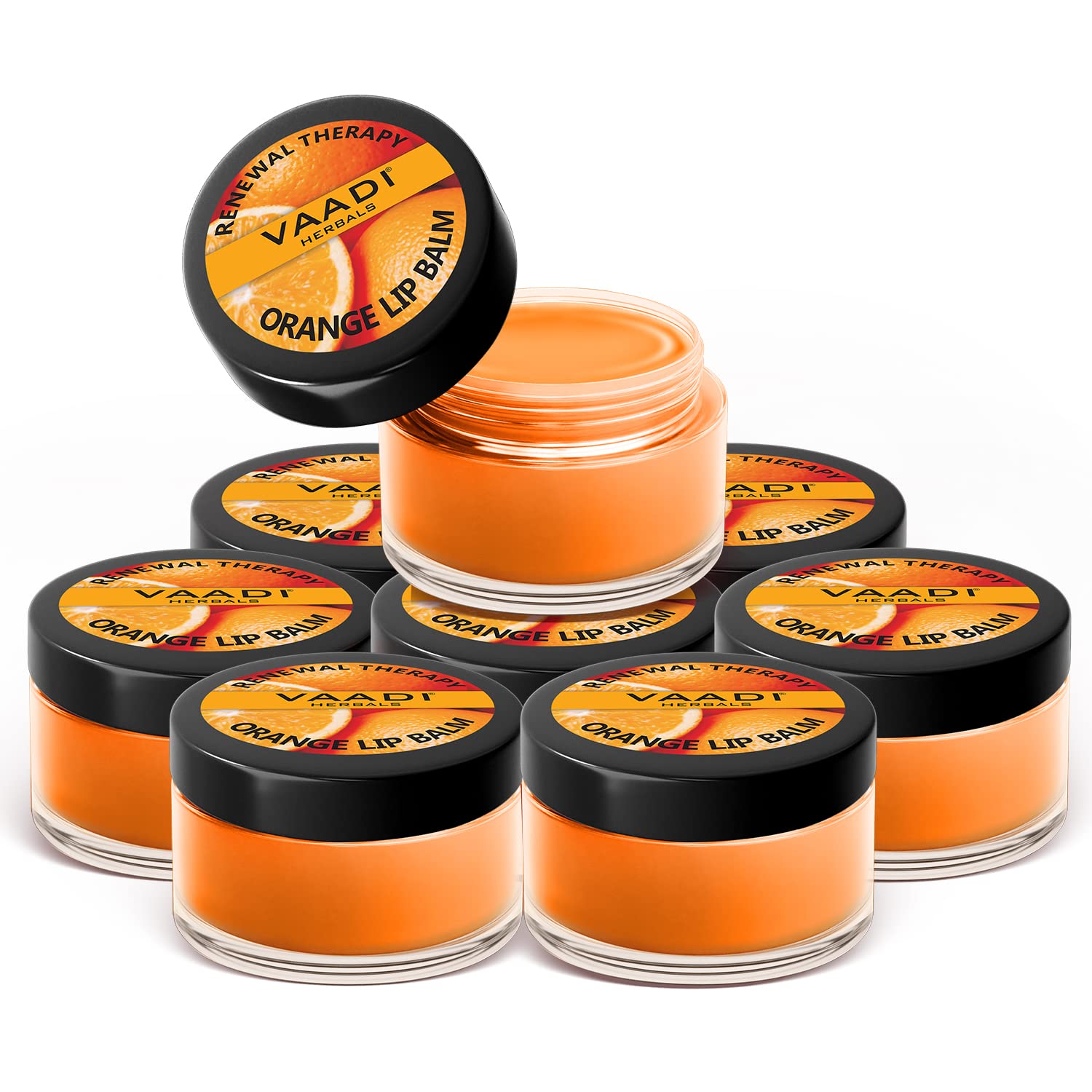 Orange and shea butter lip balm set from Vaadi Herbals