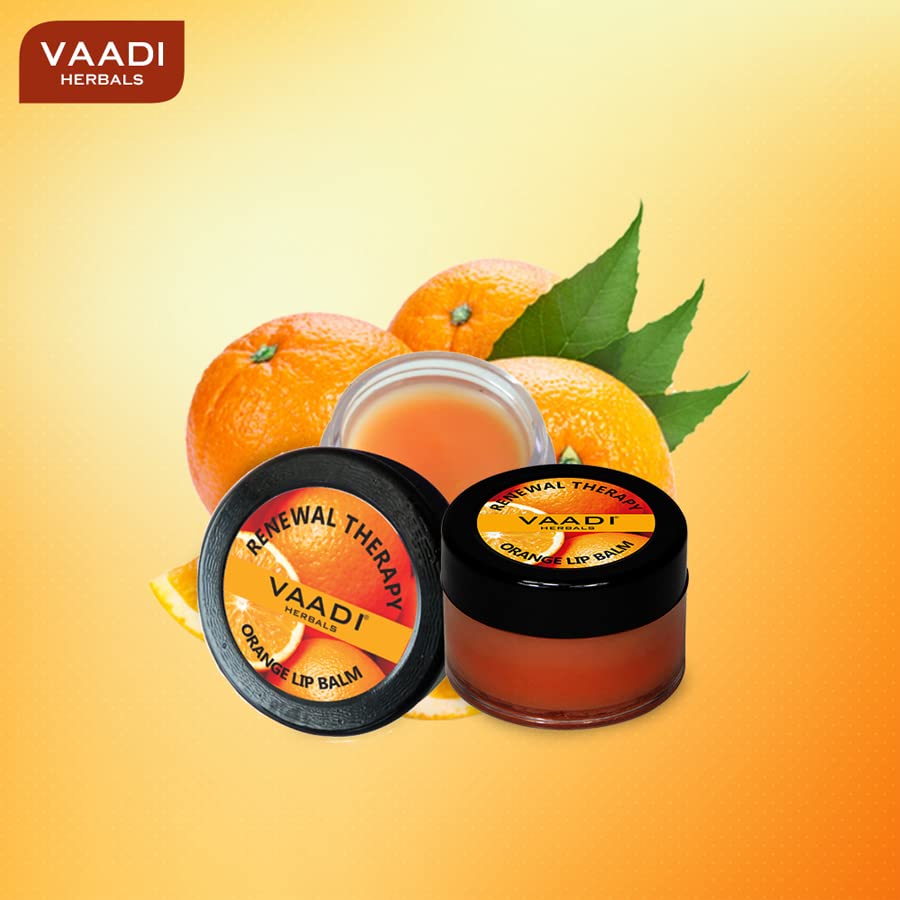 Vaadi Herbals Lip Balm, Orange and Shea Butter, 10gms x 8 – view 4