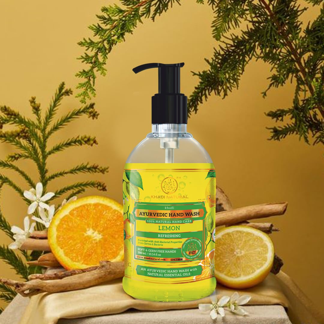 Khadi Natural Lemon Hand Wash – view 2