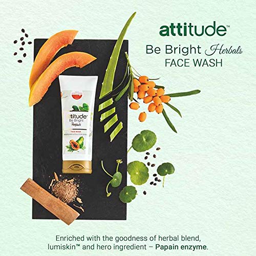 Amway Attitude Be Bright Herbals Exfoliating Face Wash, 100ml Pack – view 3