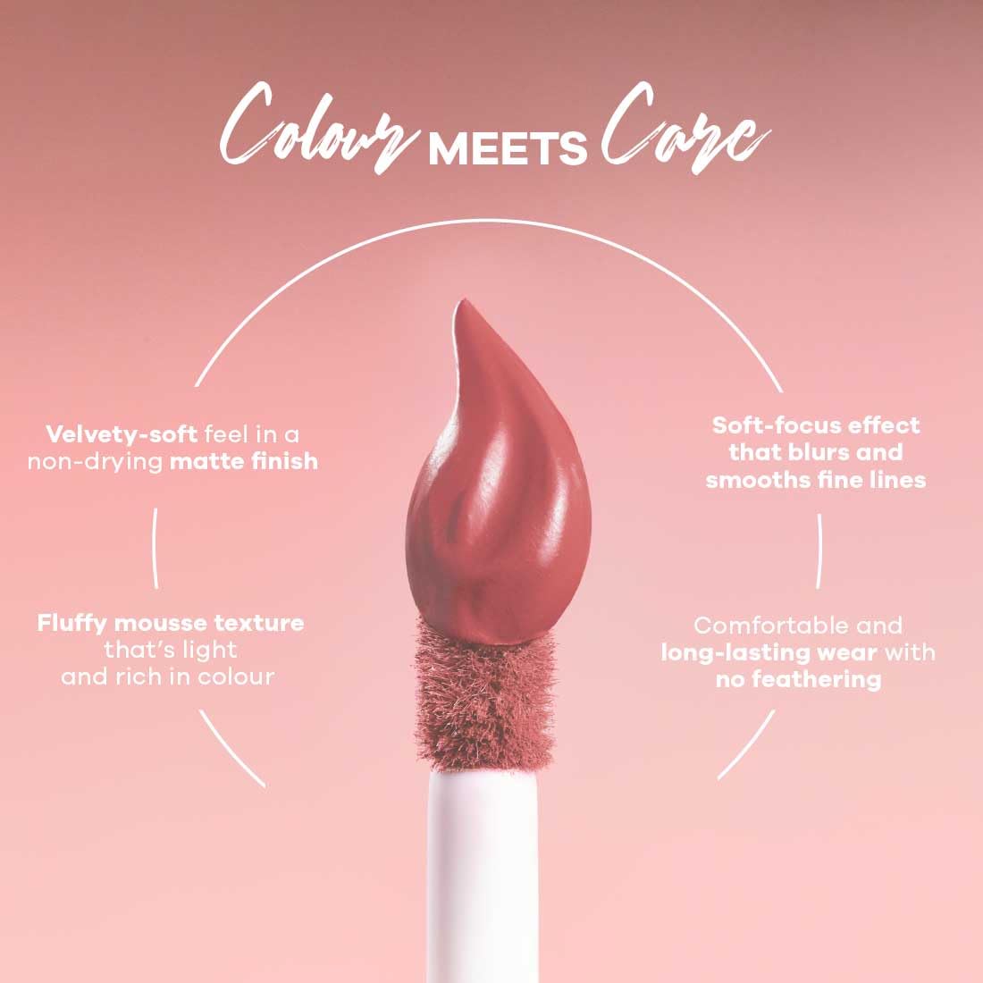Earth Rhythm Lip Nectar Matte Liquid Lipstick, Weightless, Never Drying, No Mineral Oil 5g - Fig – view 6