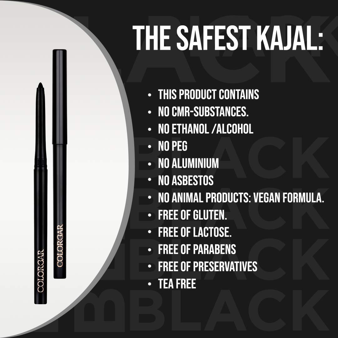 Colorbar Cosmetics Matte Intensely Rich Pencil Kajal-Creatively, Black, 0.30 G – view 8