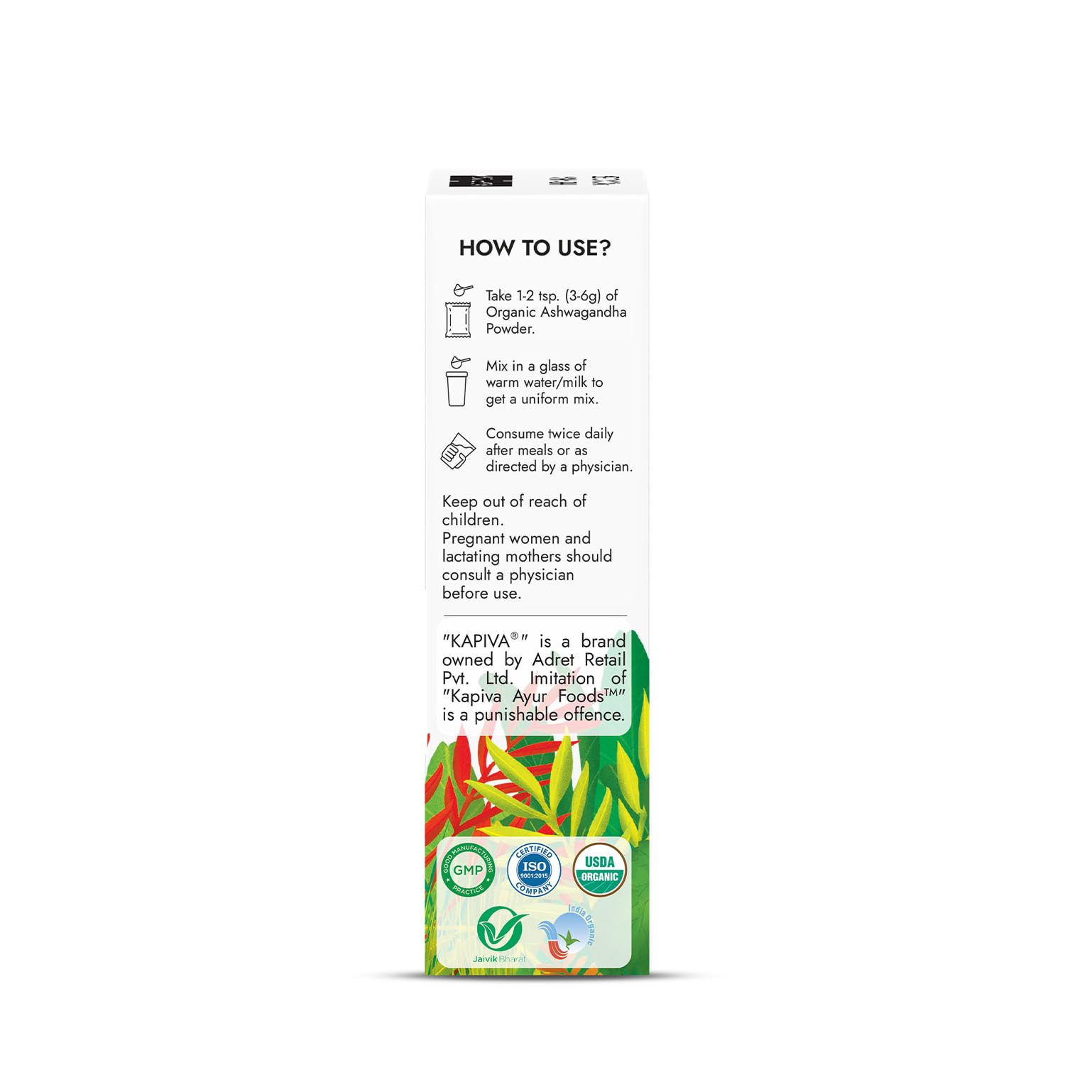 Kapiva Organic Ashwagandha Powder 100g(Pack of 2) – view 6