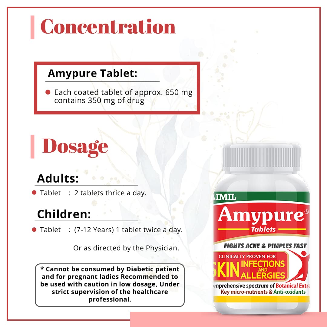 AIMIL Amypure Tablets - 100 Tablets – view 6