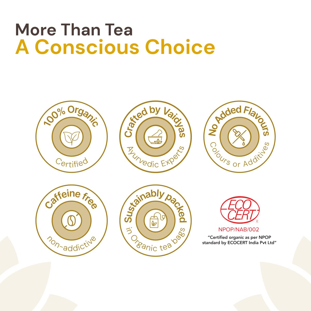 Maharishi Ayurveda Organic Certified Tulsi Lemon Ginger Herbal Tea – view 6
