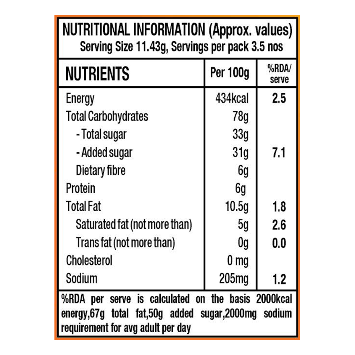 Patanjali Crunchy Coconut Cookies 40 g – view 4