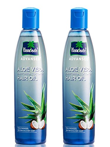 Parachute Advanced Aloe Vera Enriched Coconut Hair Oil, 250ml (Pack of 2)