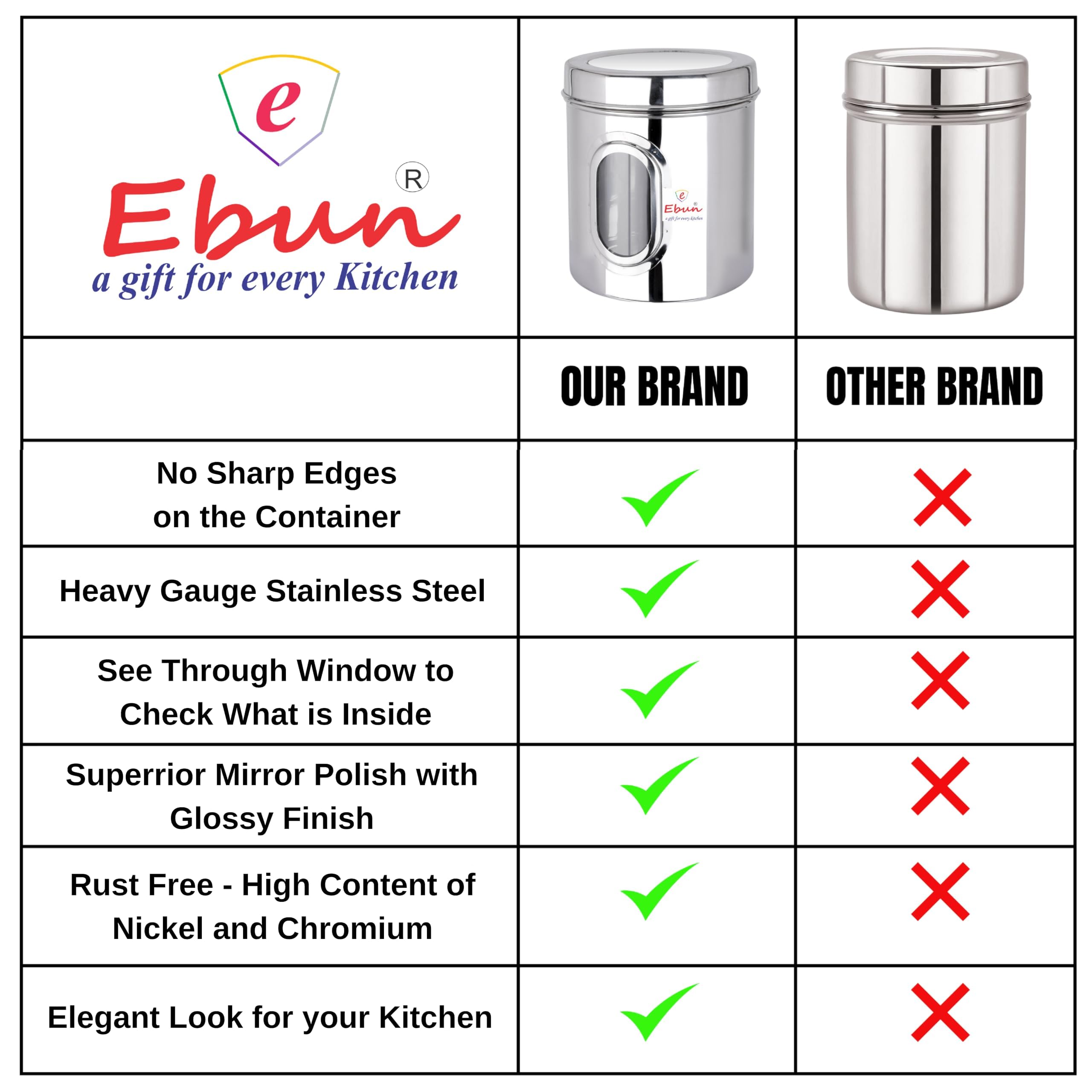 Ebun Stainless Steel Multipurpose See Through Containers – view 6