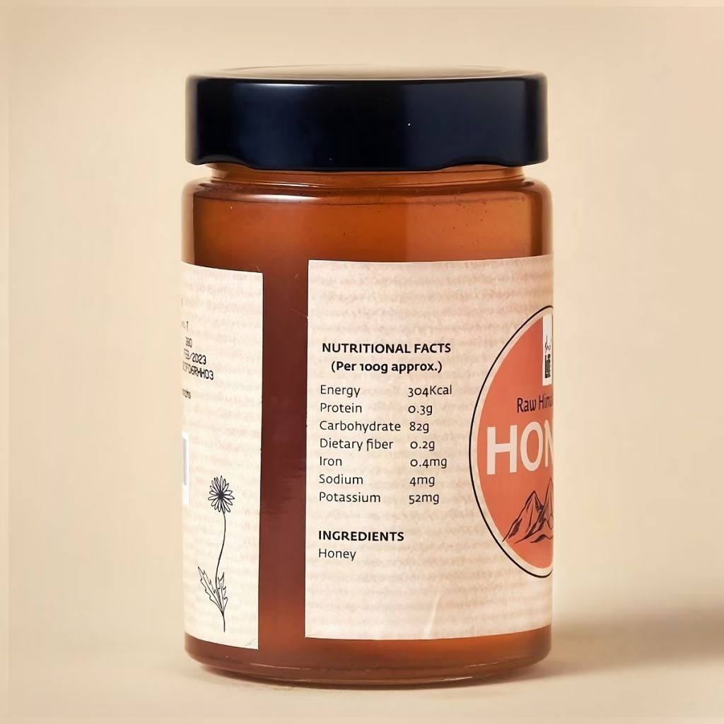 Isha life Raw and Wild Himalayan Honey. Sourced from the regions of Jammu, Reasi, Doda and Udhampur (500gms) – view 2