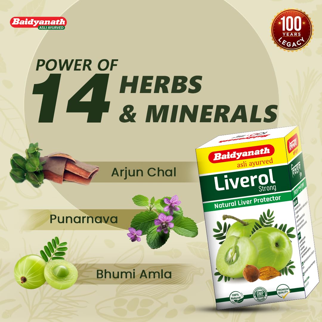 Baidyanath Liverole Strong - 50 Tablets (Pack of 3) – view 3