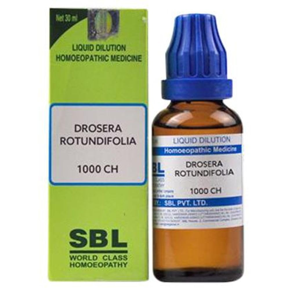 SBL Drosera Rotundifolia 1000 CH bottle for cough use