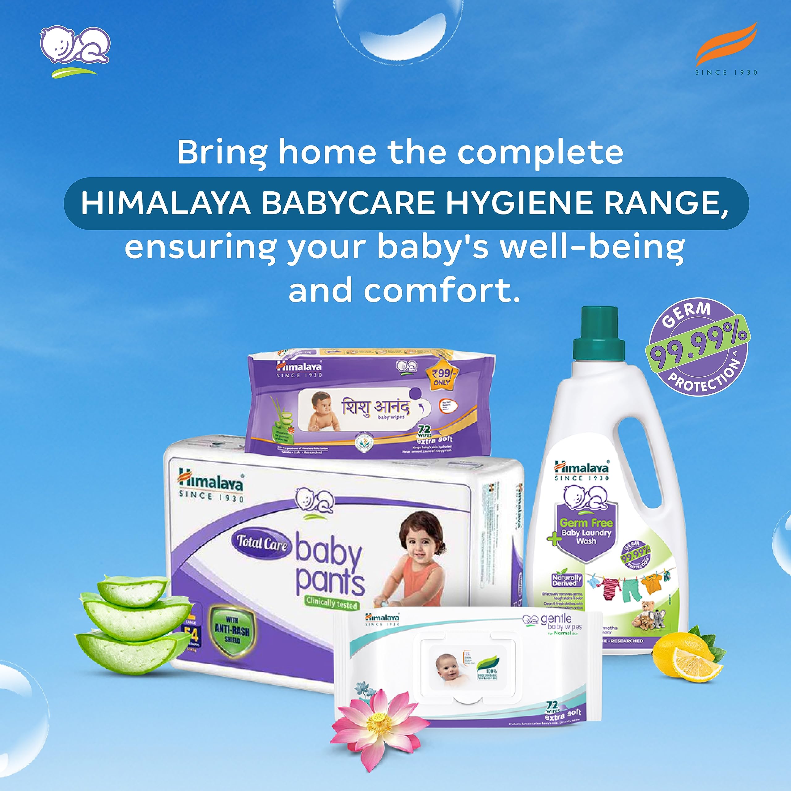 Himalaya Germ Free Baby Laundry Wash 1 L Pouch Liquid, White, (7004801) – view 9