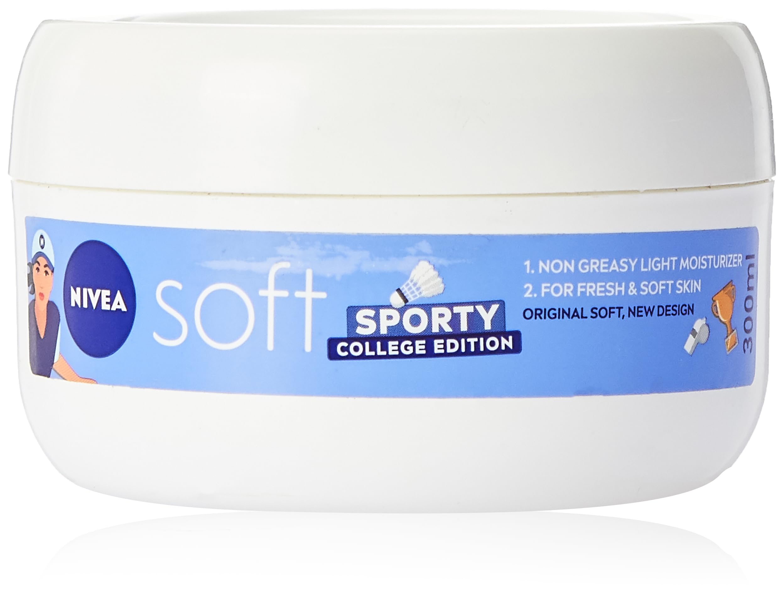 Nivea Soft non-sticky moisturizer cream for face hand and body