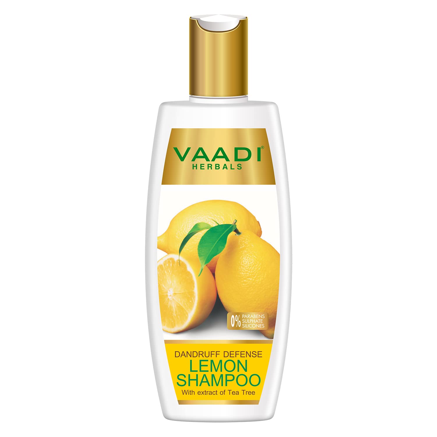 Vaadi Herbals tea tree and lemon shampoo bottle 350 ml