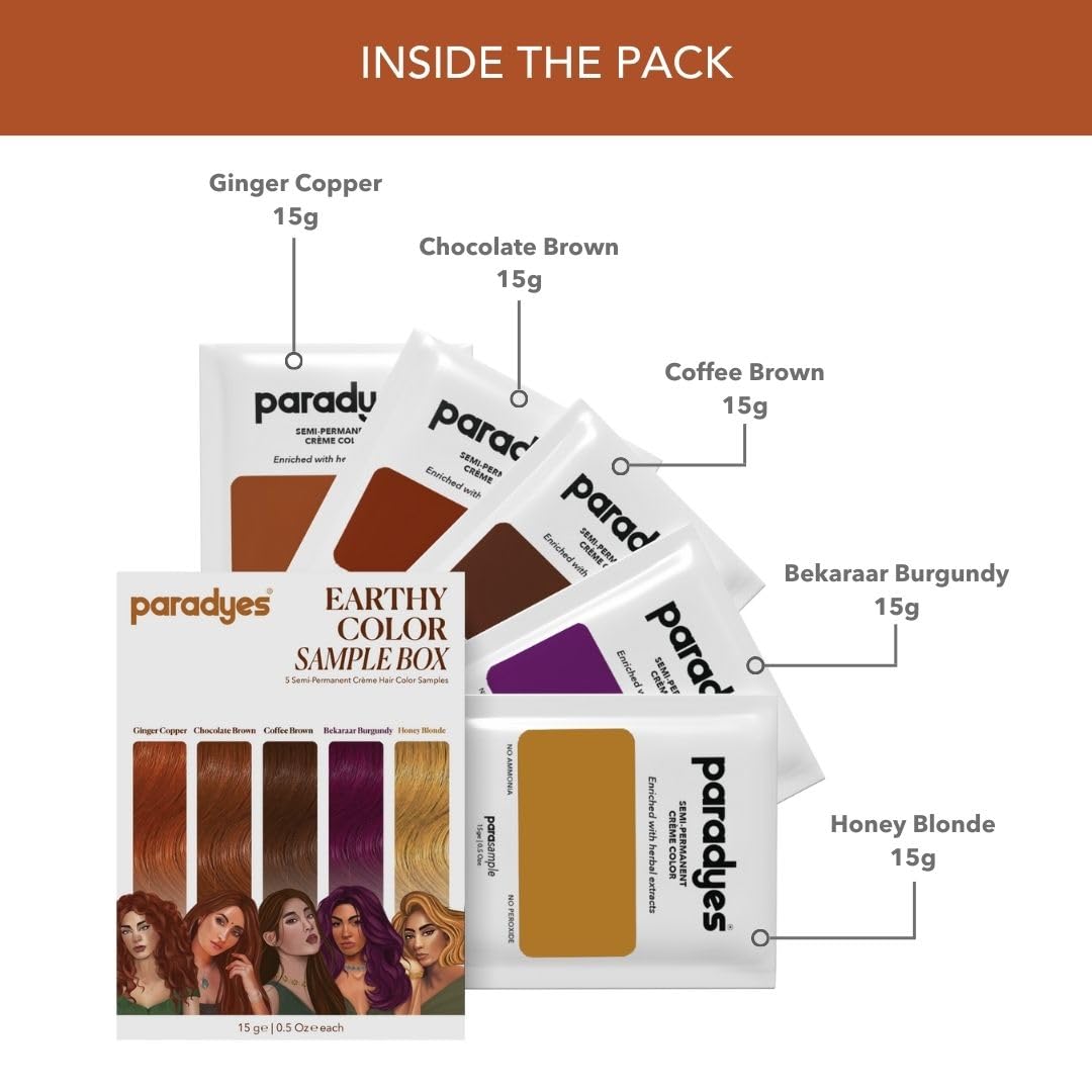 Paradyes Earthy Colors Sample Box – view 2