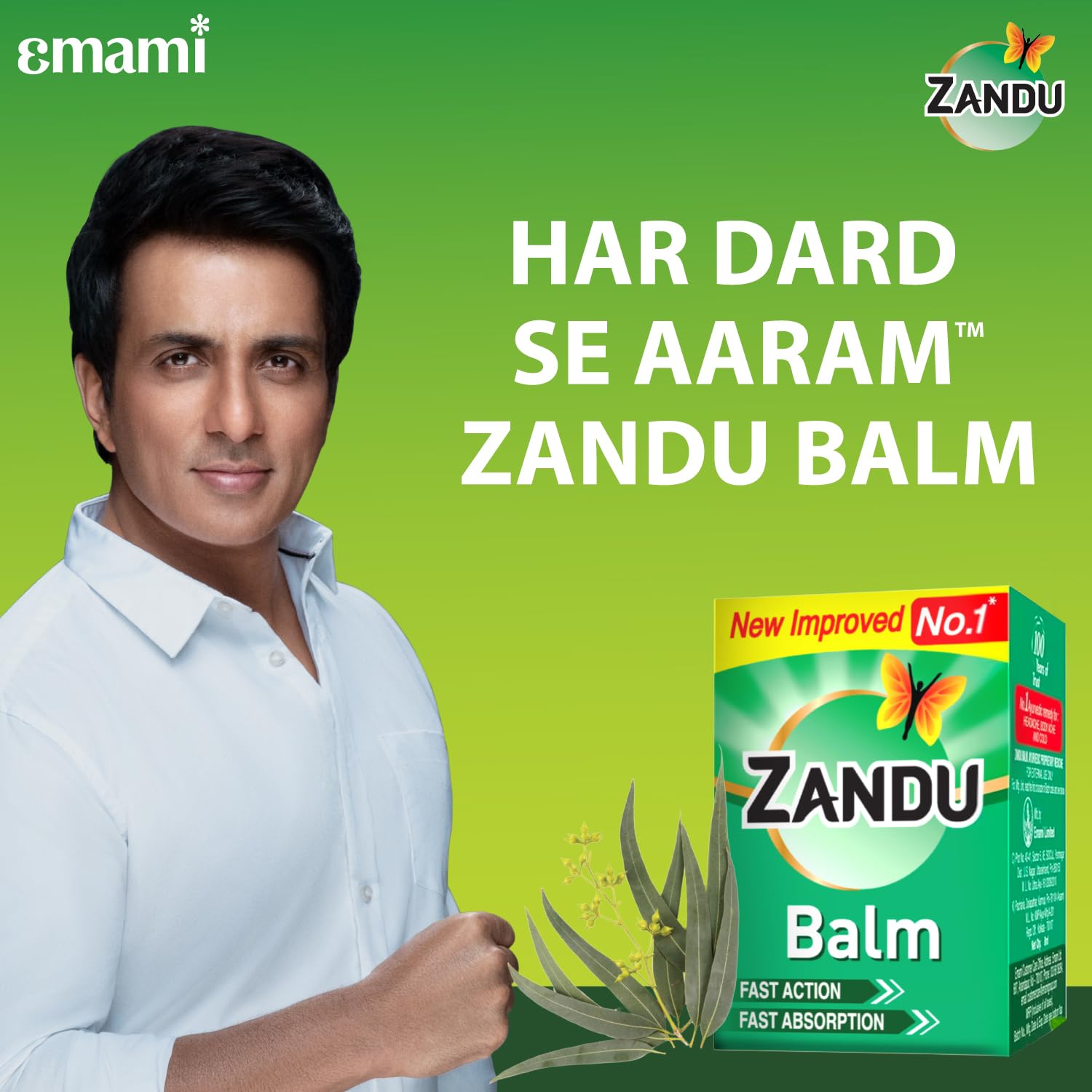 Zandu Balm, 50ml x Pack of 2, Effective relief from Headache, Body Pain, Sprain and Cold – view 4