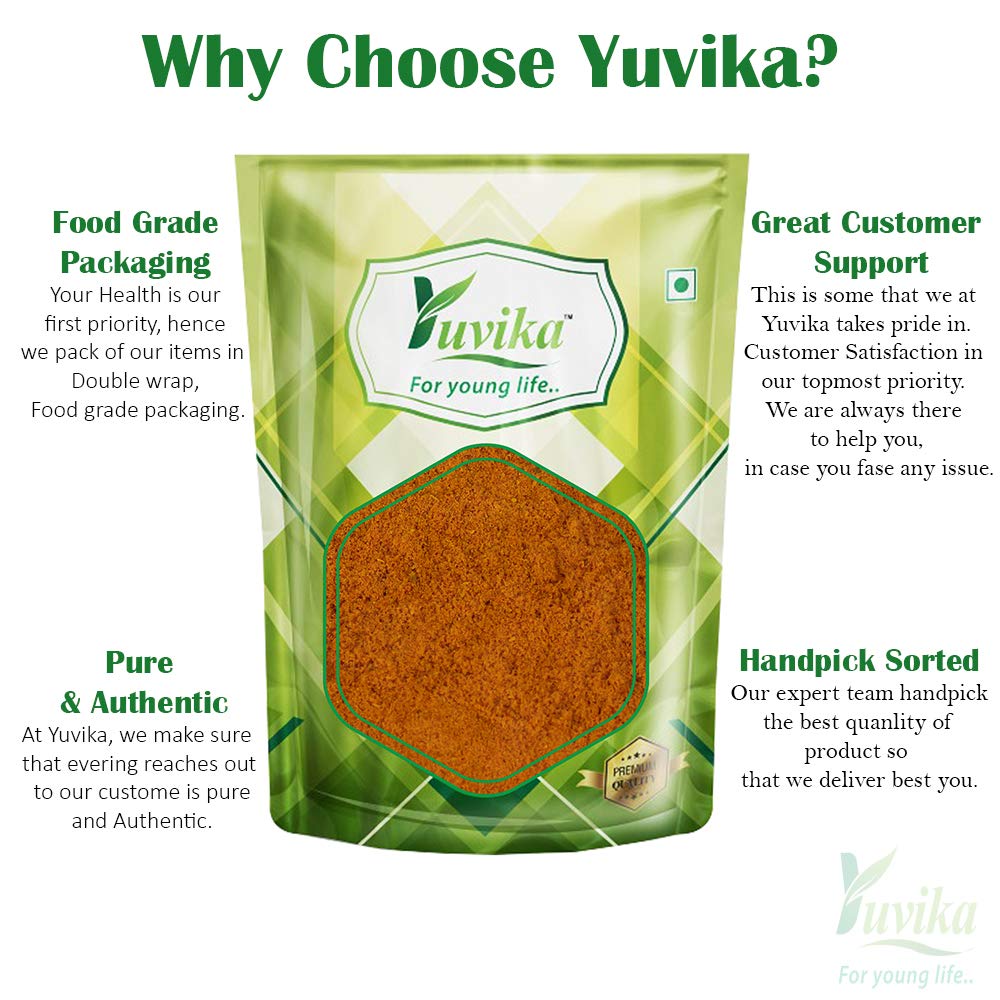 Yuvika Amba Haldi Powder - Jangli Haldi - Curcuma Aromatica - Wild Turmeric Powder 100 Grams – view 3