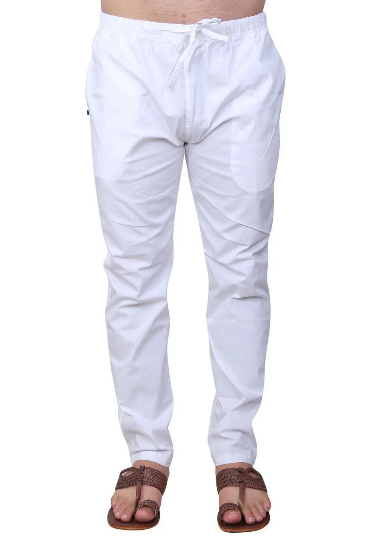 Vidyarthi Slimfit Stretchable Cotton Pyjama with Elastic & Drawstring Soft Breathable Fabric