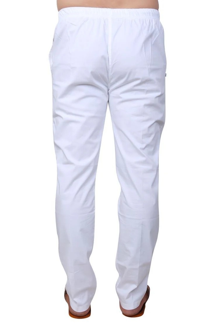 Vidyarthi Slimfit Stretchable Cotton Pyjama with Elastic & Drawstring Soft Breathable Fabric – view 3