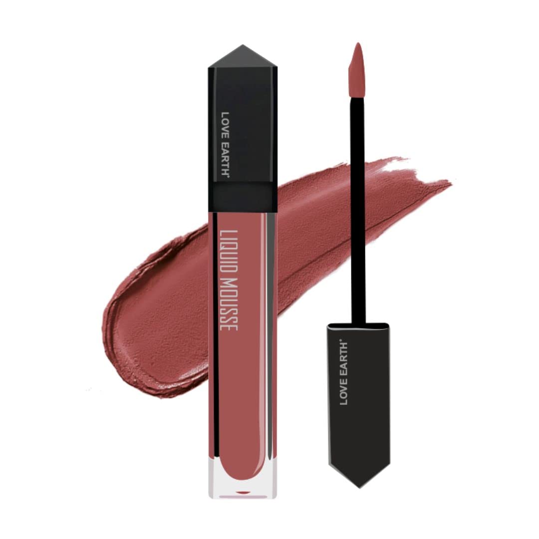 Pink Colada matte liquid lipstick from Love Earth, 6 ml