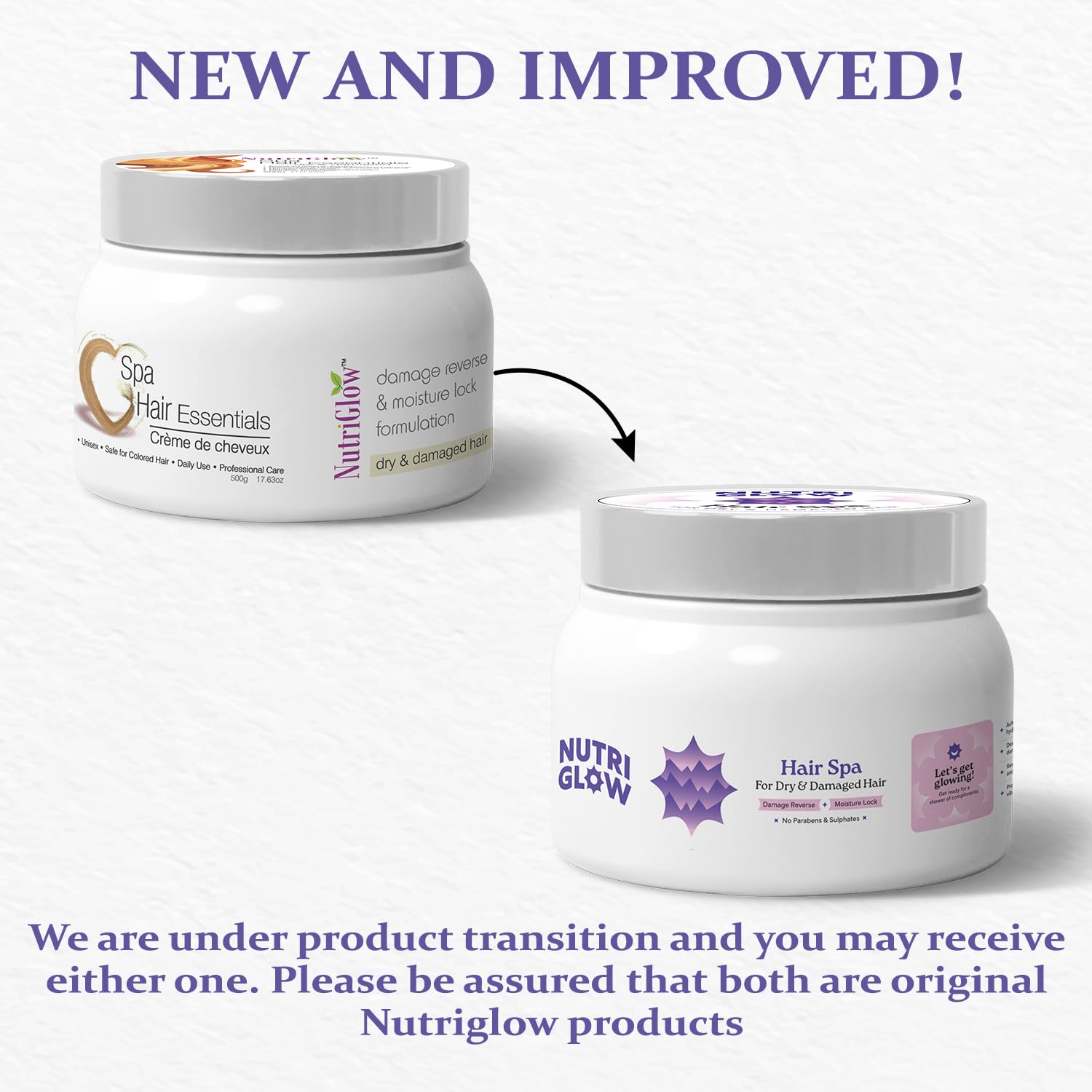 NutriGlow Hair Spa Cream with Damage Reverse & Moisture Lock Formulation for Dry & Damaged Hair - 300g – view 2