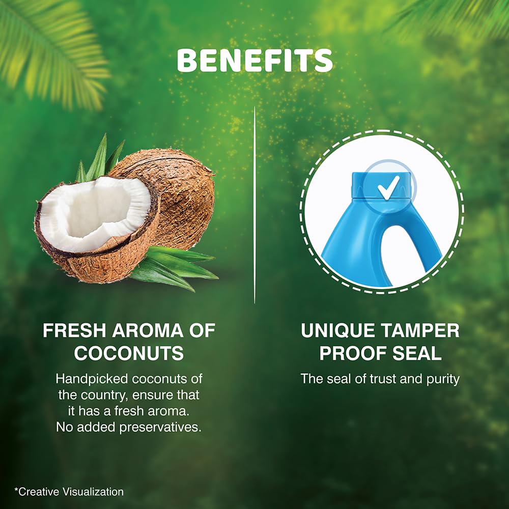Bajaj 100% Pure Coconut Oil 900ml – view 4