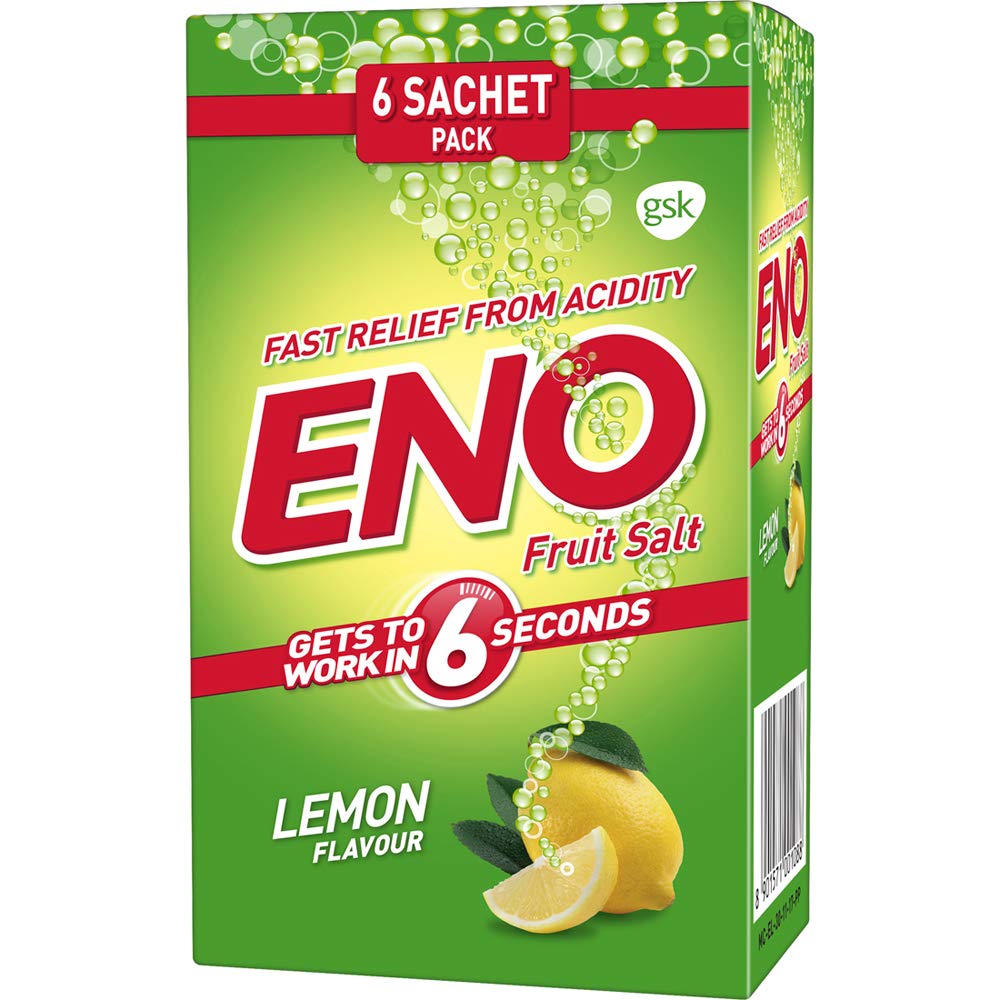 Box of ENO lemon digestive fruit salt multipack sachets