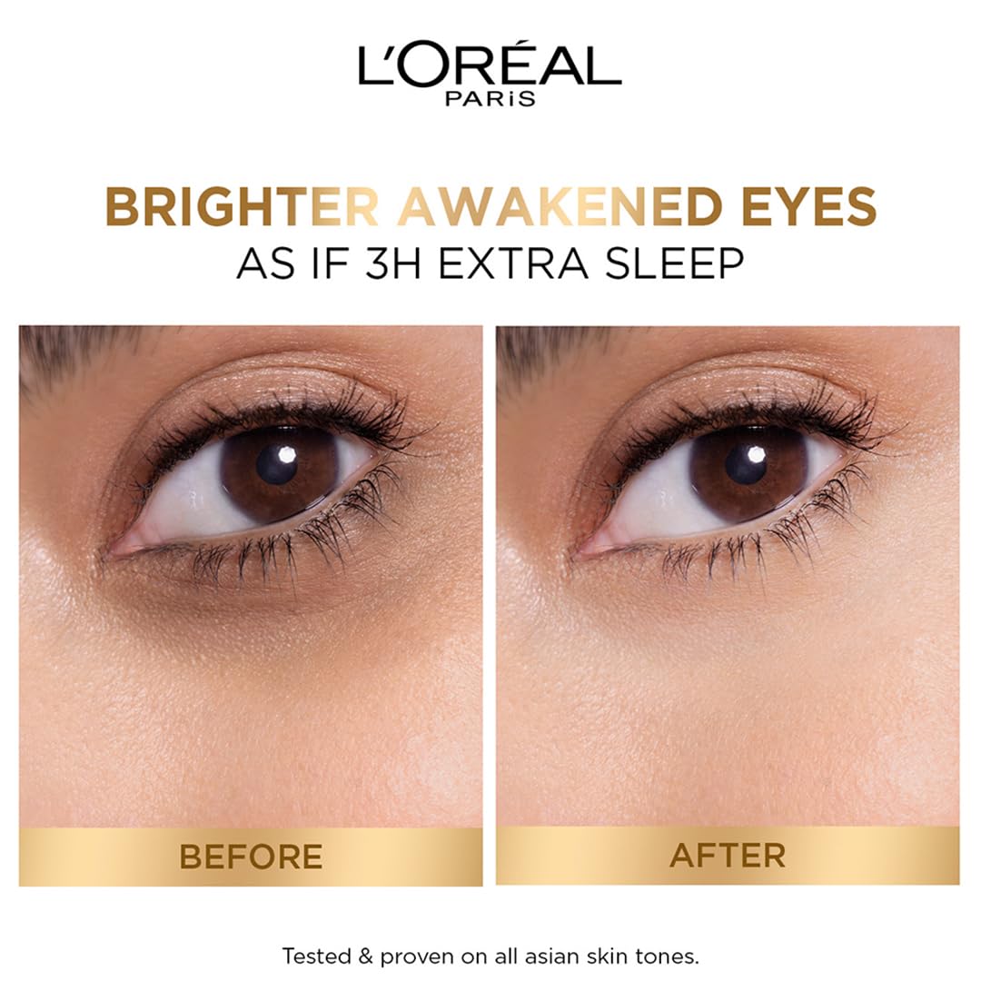 L'Oréal Paris Glycolic Bright Dark Circle Eye Serum with 3% [GLYCOLIC + VIT CG + NIACINAMIDE], 20ml – view 4