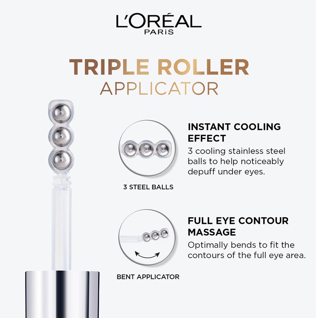 L'Oréal Paris Glycolic Bright Dark Circle Eye Serum with 3% [GLYCOLIC + VIT CG + NIACINAMIDE], 20ml – view 6