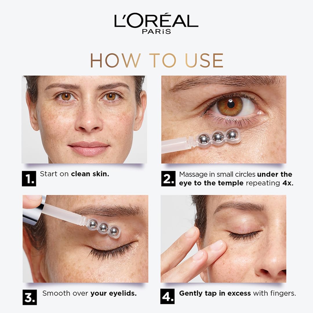 L'Oréal Paris Glycolic Bright Dark Circle Eye Serum with 3% [GLYCOLIC + VIT CG + NIACINAMIDE], 20ml – view 7