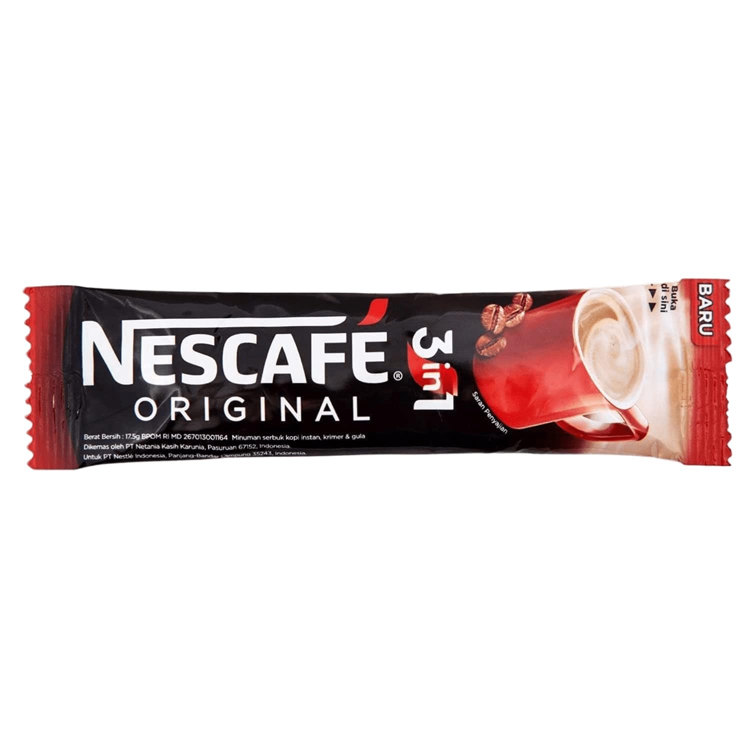 Nescafe 3In1 Original 10 Sachets 17.5G Each Instant Coffee (Imported), Powder, Bag – view 2