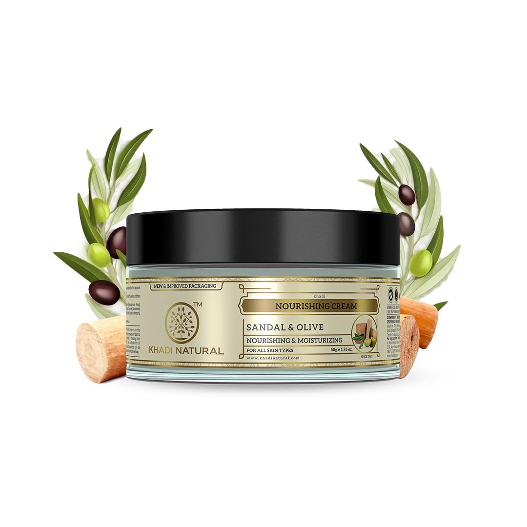 Khadi Natural face nourishing cream jar for dry skin care