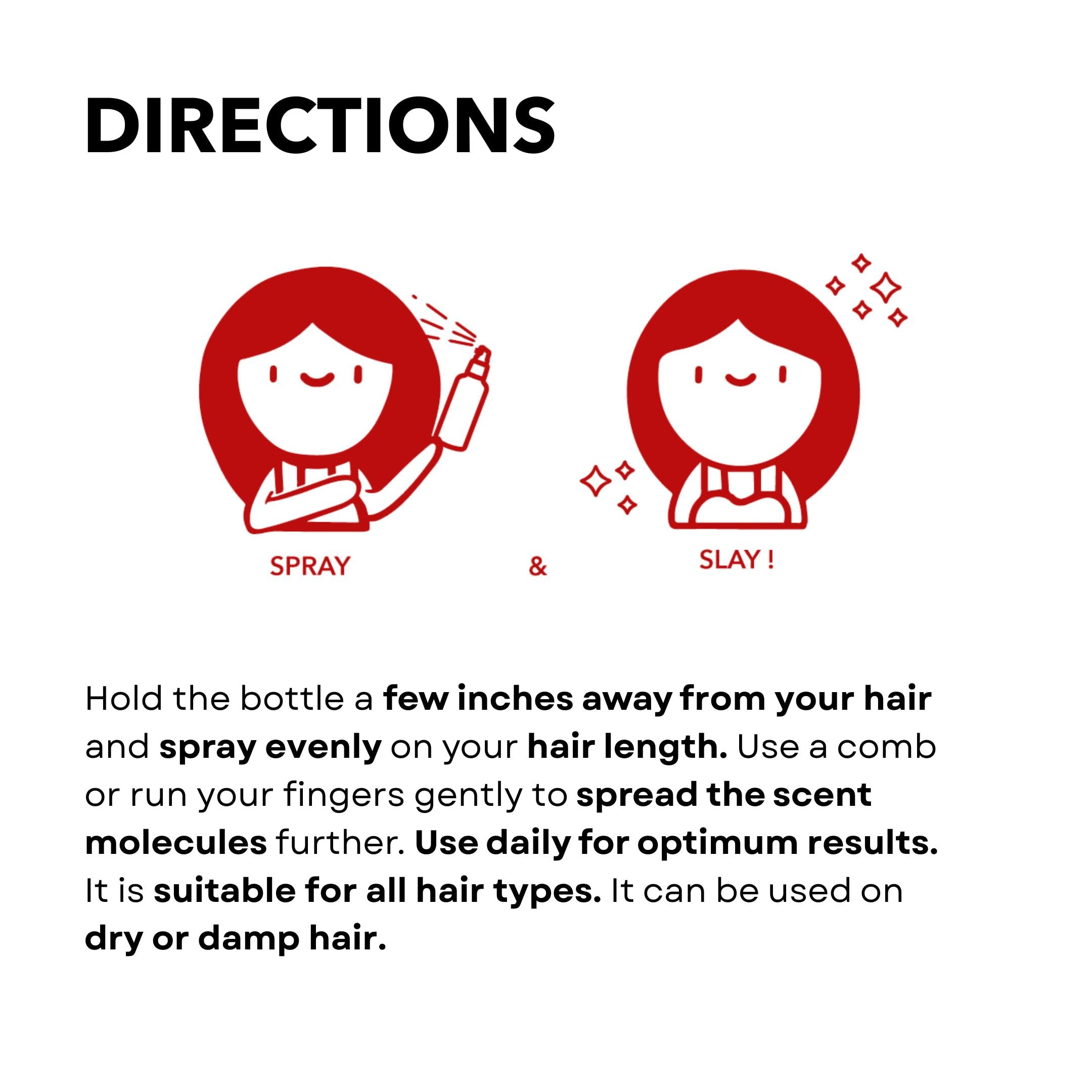 Paradyes Red Roobios Tea Hair Perfume for Intense Hydration & Calming Fragrance – view 2
