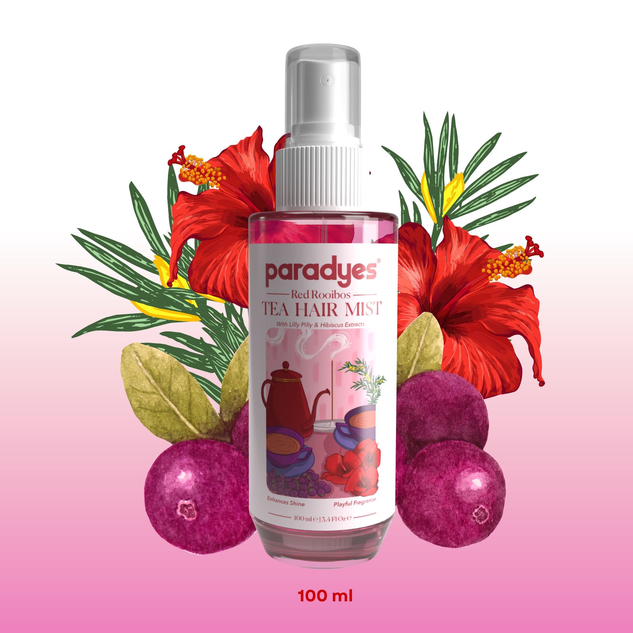 Paradyes Red Roobios Tea Hair Perfume for Intense Hydration & Calming Fragrance – view 5