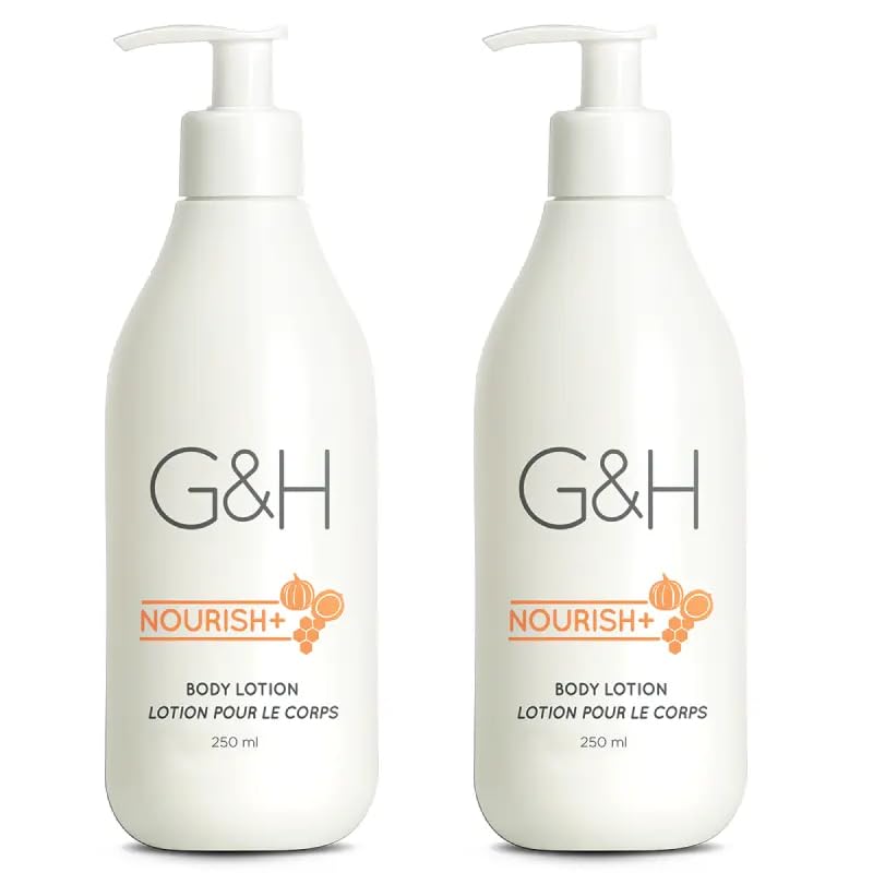 Two-bottle pack of Amway G&H Nourish body lotion 250 ml each