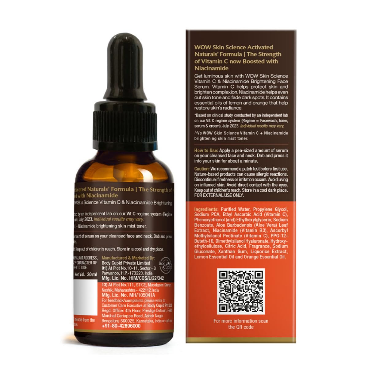 WOW Skin Science Brightening 20% Vitamin C Face Serum – view 8