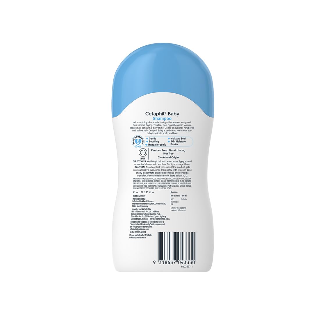 Cetaphil Baby Shampoo With Natural Chamomile - (200ml) – view 8