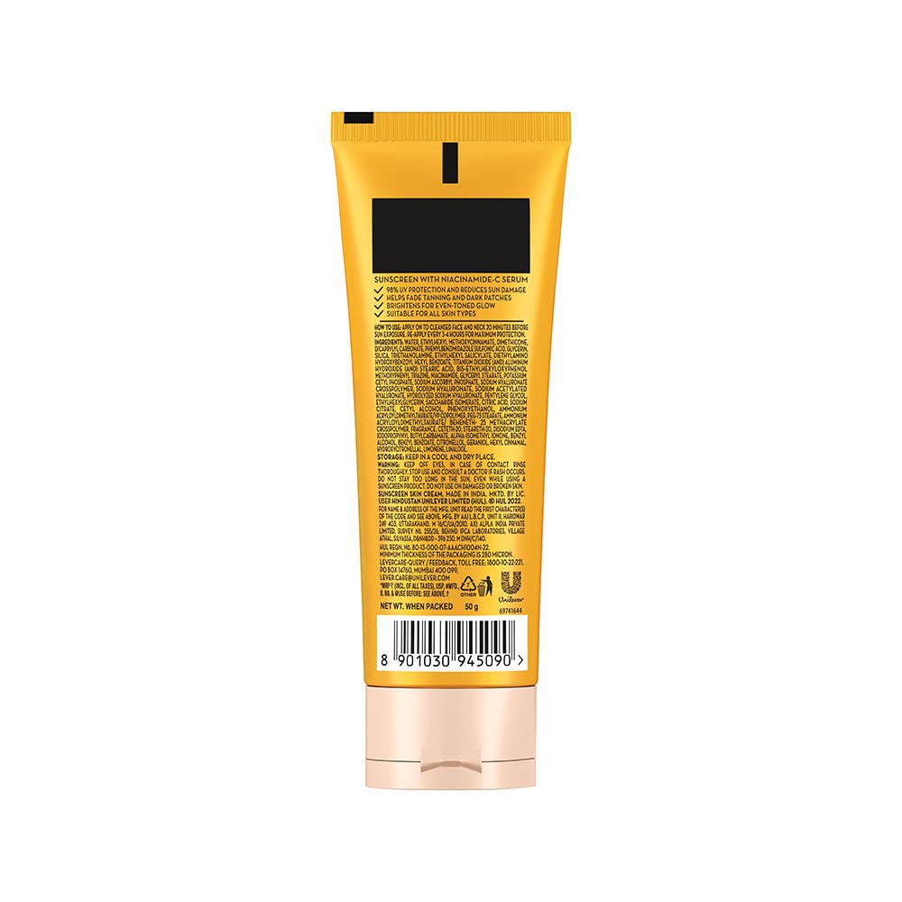 POND'S Serum boost sunscreen prevent and fade dark patches with the power of SPF 55 and NIACINAMIDE-C Serum 50g – view 2