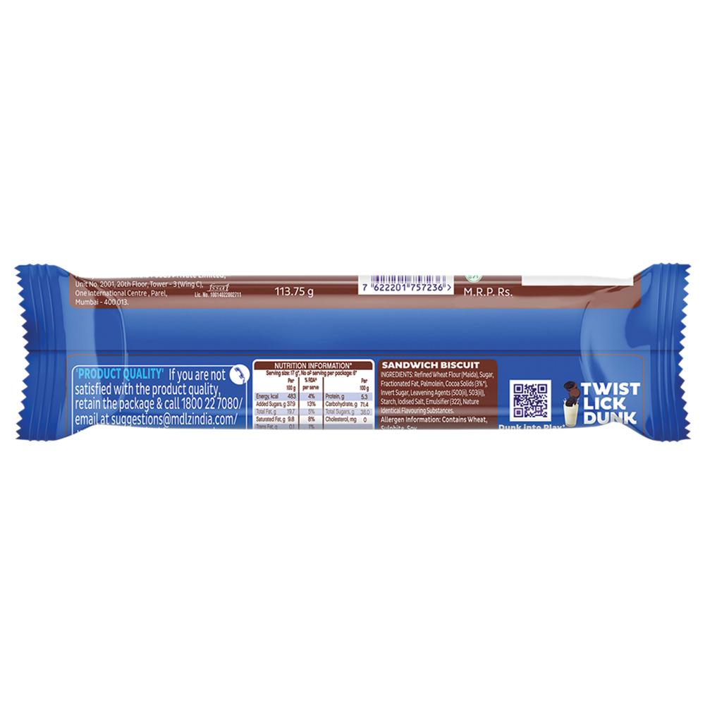 Cadbury Oreo Chocolate Creme Biscuits 113.75 G – view 2