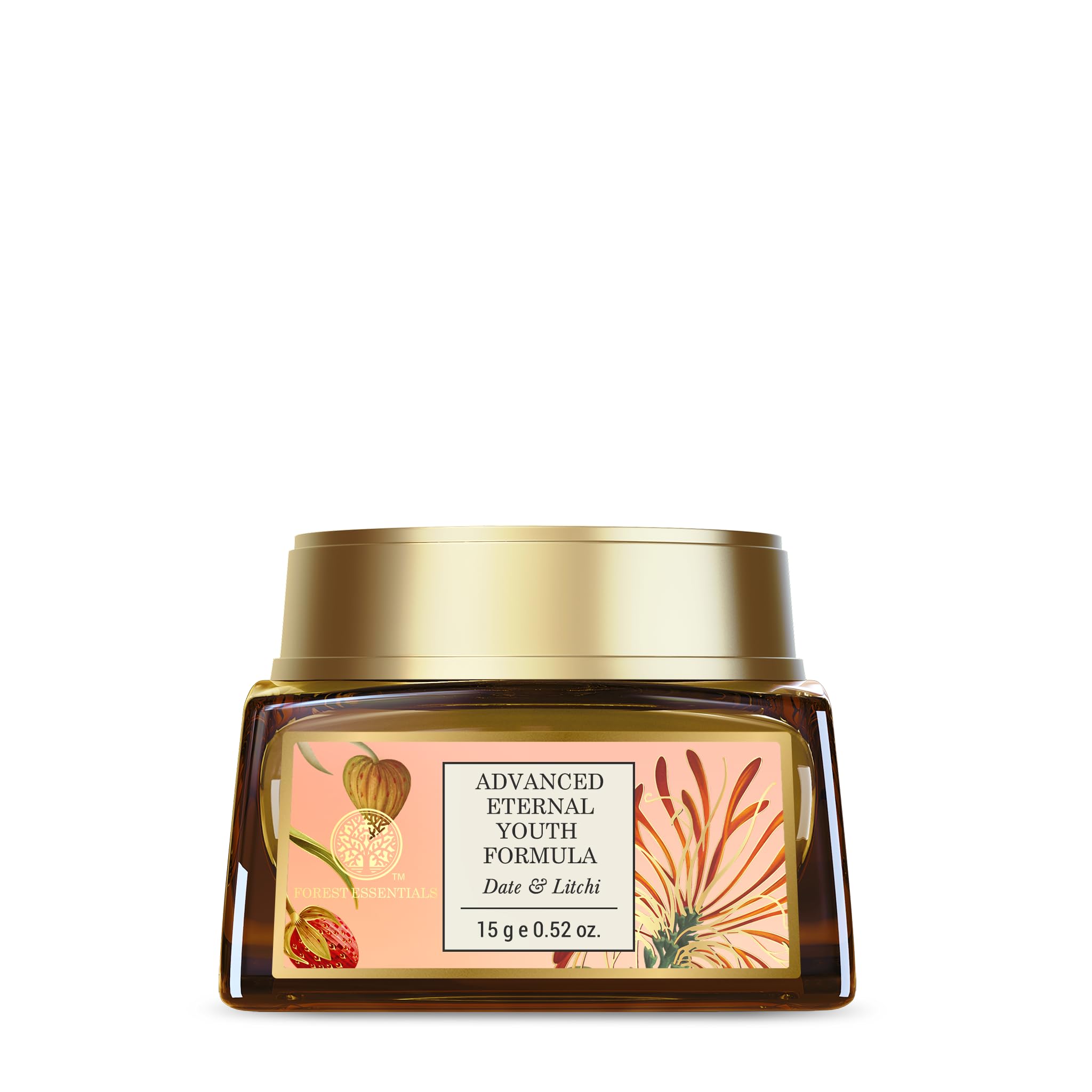 Forest Essentials Ayurvedic night cream jar with Date and Litchi