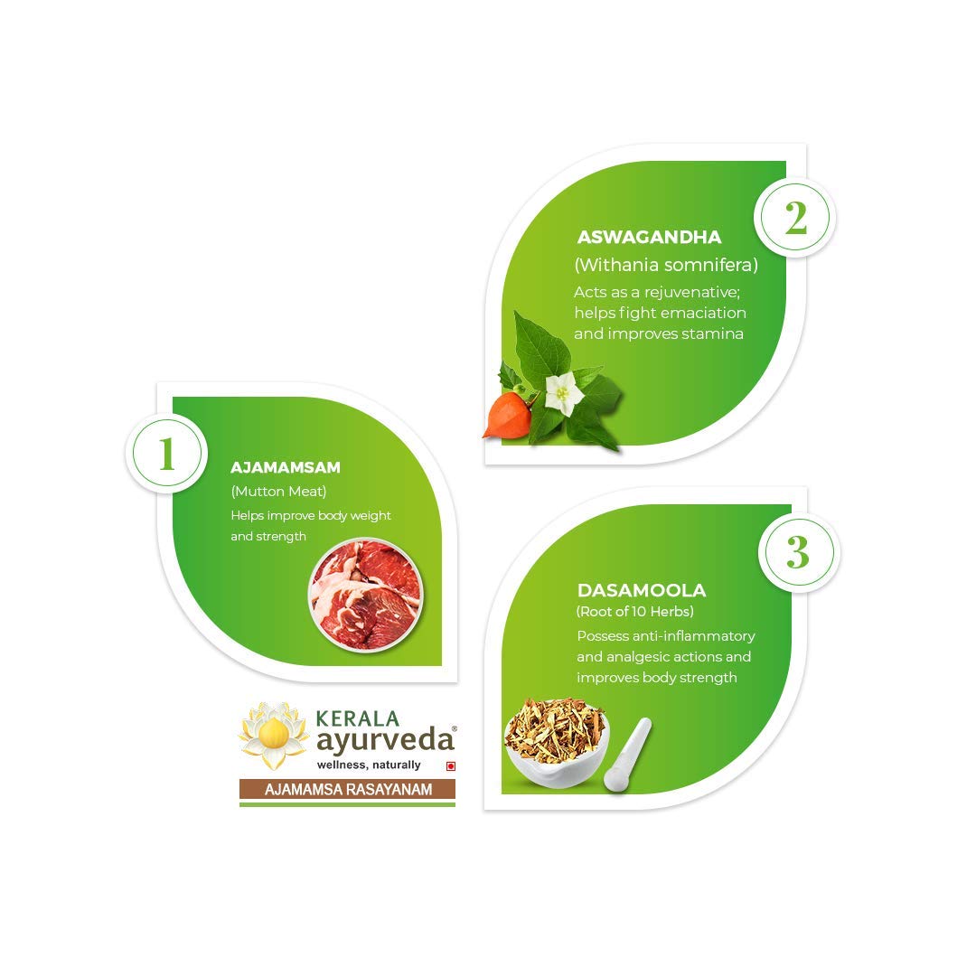 Kerala Ayurveda Ajamamsa Rasayanam 500 Gm – view 4
